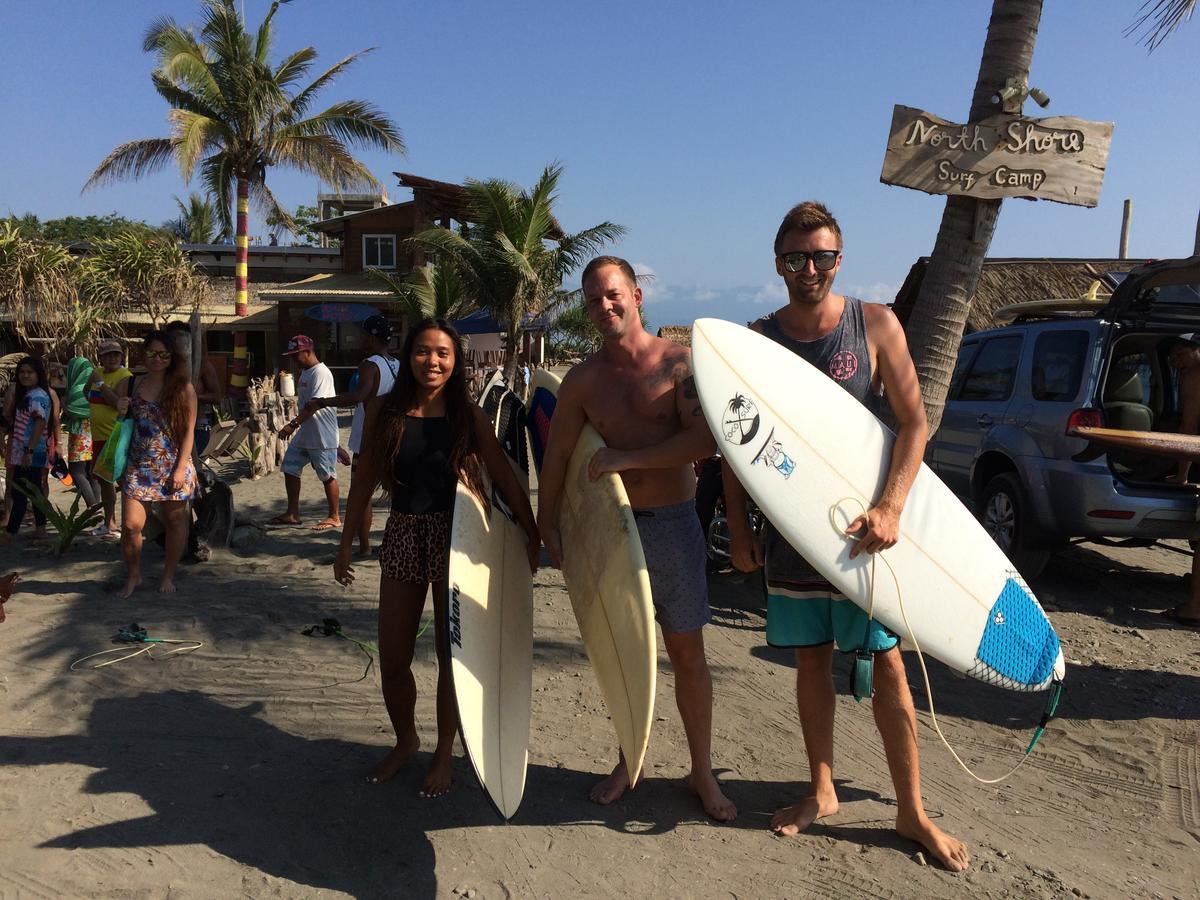 North Shore Surf Camp Hotel Baler Ngoại thất bức ảnh