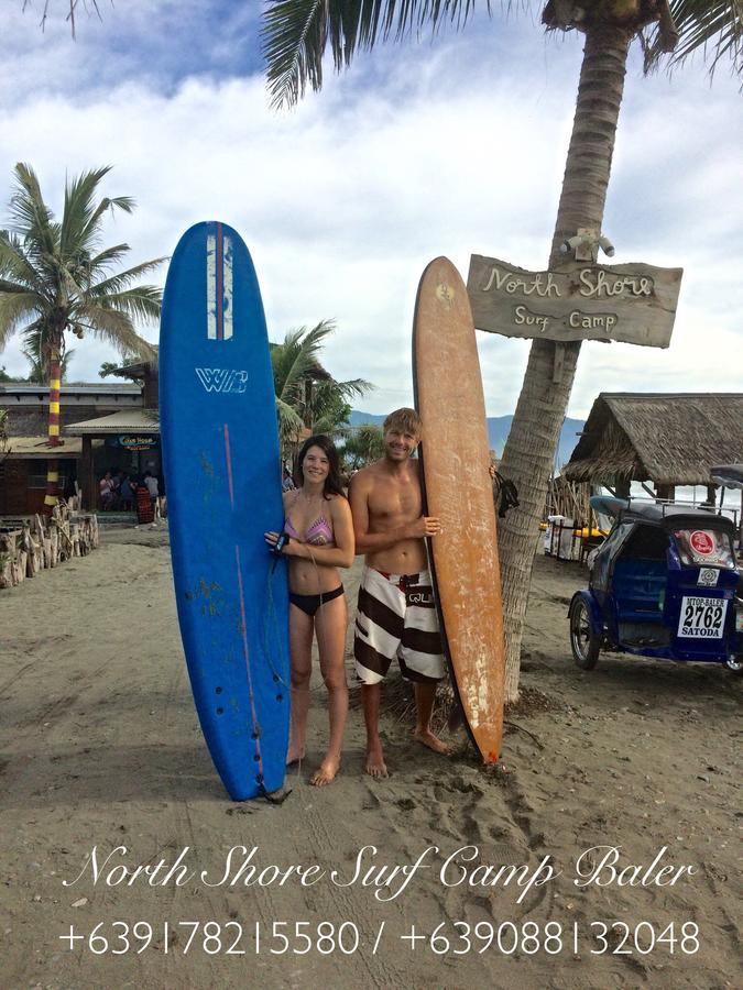 North Shore Surf Camp Hotel Baler Ngoại thất bức ảnh